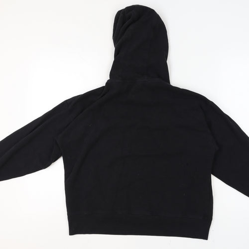 DKNY Sport Boys Black Pullover Hoodie S Cotton Blend Casual