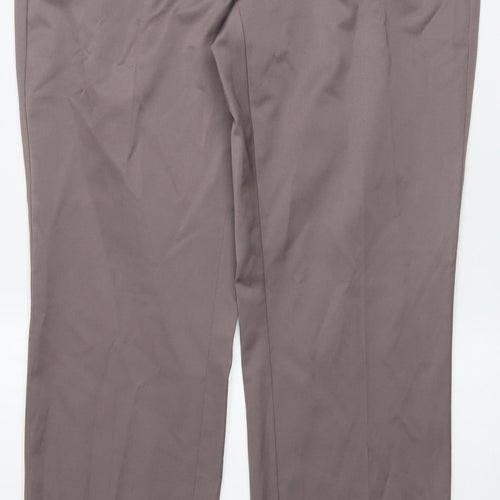 Comma Women Brown Size 8 Straight Dress Pants Work Trousers
