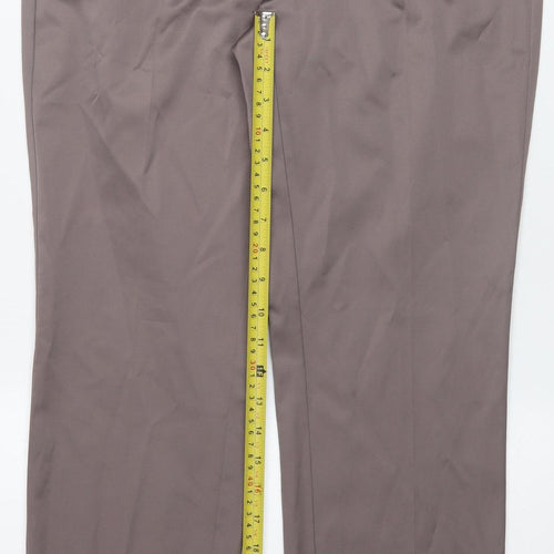 Comma Women Brown Size 8 Straight Dress Pants Work Trousers