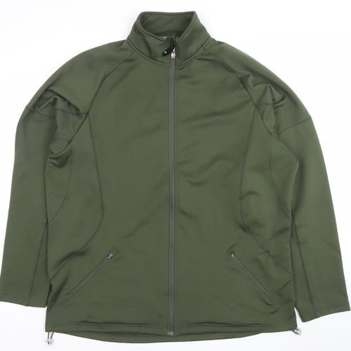 Sunuce Men's Green Full Zip Fleece Jacket 2XL