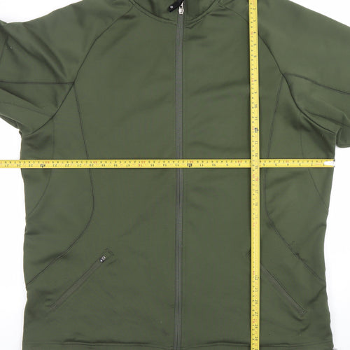 Sunuce Men's Green Full Zip Fleece Jacket 2XL