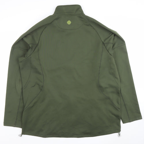 Sunuce Men's Green Full Zip Fleece Jacket 2XL