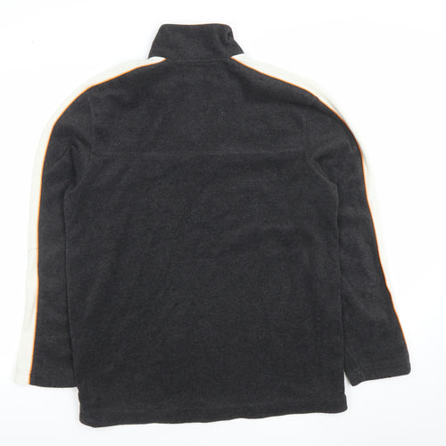 Active Sports Men's Black Fleece Half Zip Sweatshirt Size M