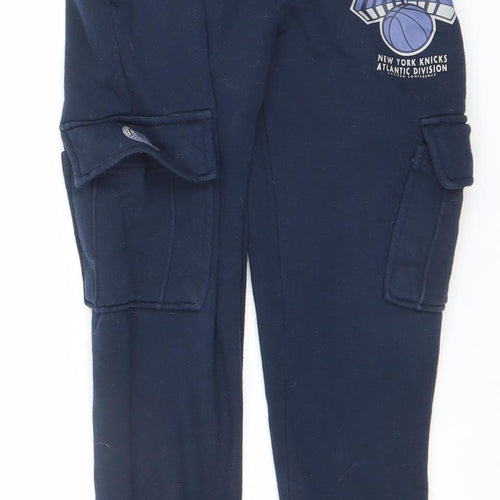NBA Boys Blue 8-9 Years Jogger Sweatpants Fleece Activewear Trousers