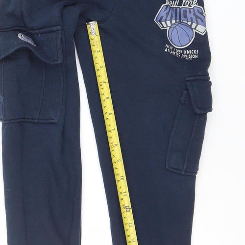NBA Boys Blue 8-9 Years Jogger Sweatpants Fleece Activewear Trousers
