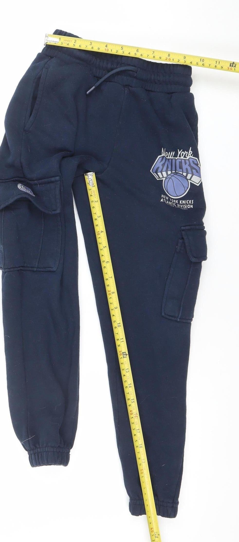 NBA Boys Blue 8-9 Years Jogger Sweatpants Fleece Activewear Trousers