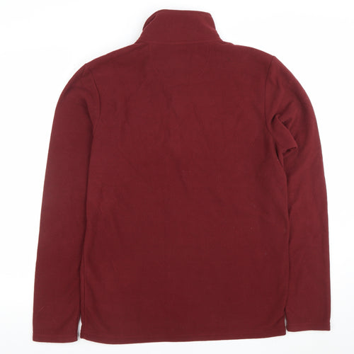 Peter Storm Men's Red Fleece 1/2 Zip Pullover Sweatshirt Size S