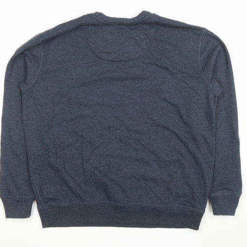 Jack Wills Women's Navy Crew Neck Pullover Sweatshirt UK 10