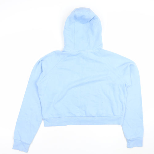 Ellesse Womens Blue Hoodie Size 12 Pullover Cotton Blend Logo Hooded Sweatshirt