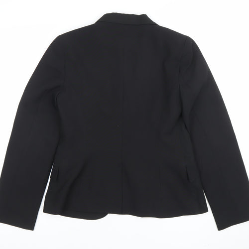 Bay Women's Black Size 12 Tailored Single-Breasted Blazer