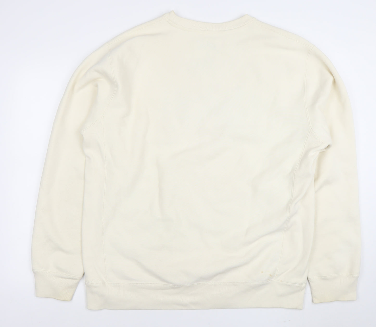 Honest Skateboards Mens Ivory XL Pullover Sweatshirt Graphic Logo