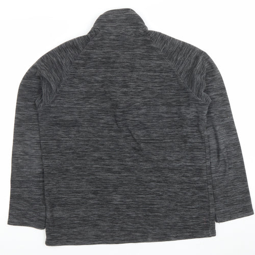 Mountain Warehouse Men's Grey Half Zip Fleece Pullover Sweatshirt Size S