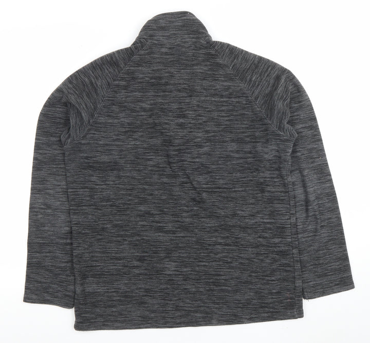 Mountain Warehouse Men's Grey Half Zip Fleece Pullover Sweatshirt Size S