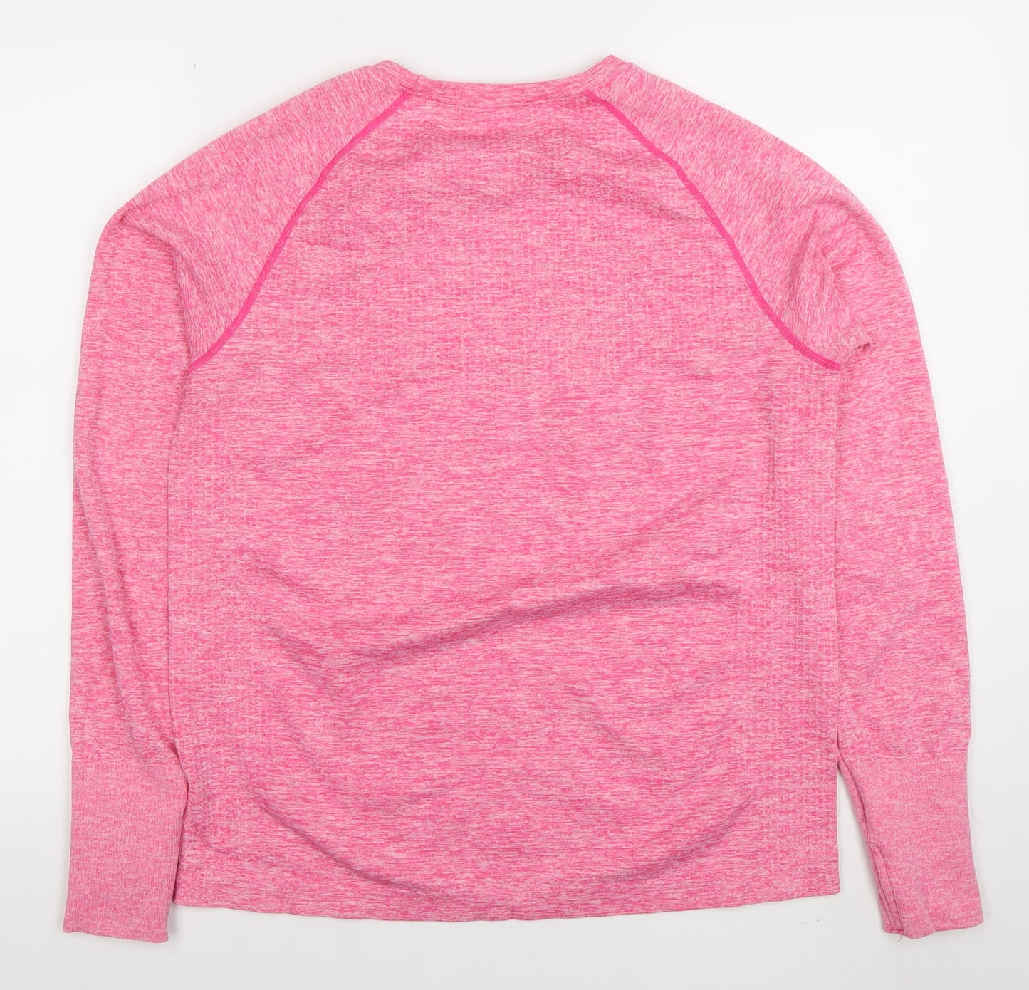 Dunnes Stores Women's Bright Pink XL Long Sleeve Athletic Top