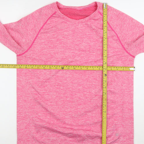 Dunnes Stores Women's Bright Pink XL Long Sleeve Athletic Top