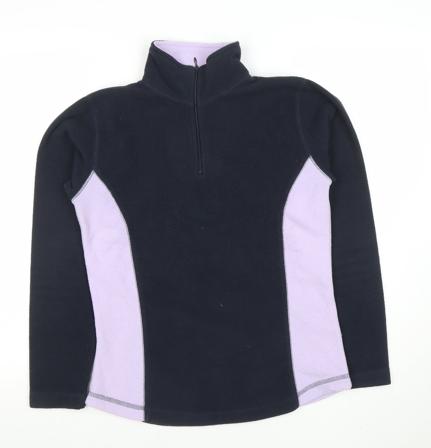 Peter Storm Womens Blue Fleece Half Zip Jacket Size 12