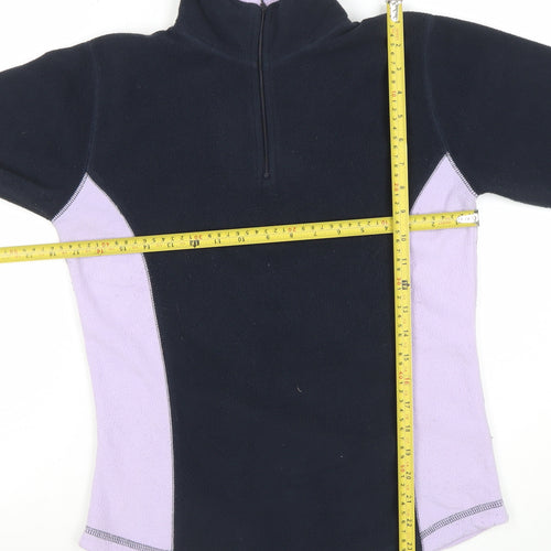 Peter Storm Womens Blue Fleece Half Zip Jacket Size 12