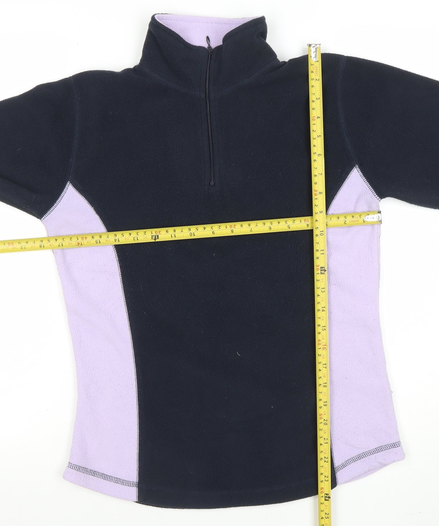 Peter Storm Womens Blue Fleece Half Zip Jacket Size 12