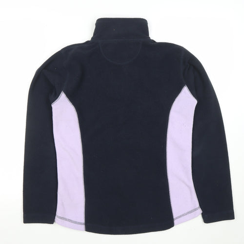 Peter Storm Womens Blue Fleece Half Zip Jacket Size 12