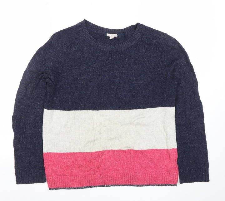 Gap Women’s Multicoloured Cotton Crew Neck Jumper L