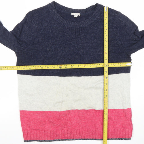 Gap Women’s Multicoloured Cotton Crew Neck Jumper L