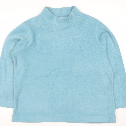 BHS Women Blue Size 18 Pullover Fleece Sweatshirt