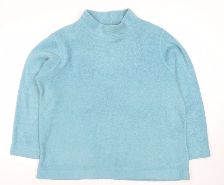 BHS Women Blue Size 18 Pullover Fleece Sweatshirt