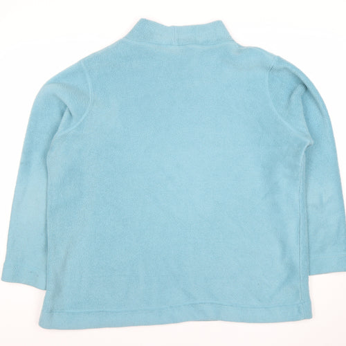 BHS Women Blue Size 18 Pullover Fleece Sweatshirt