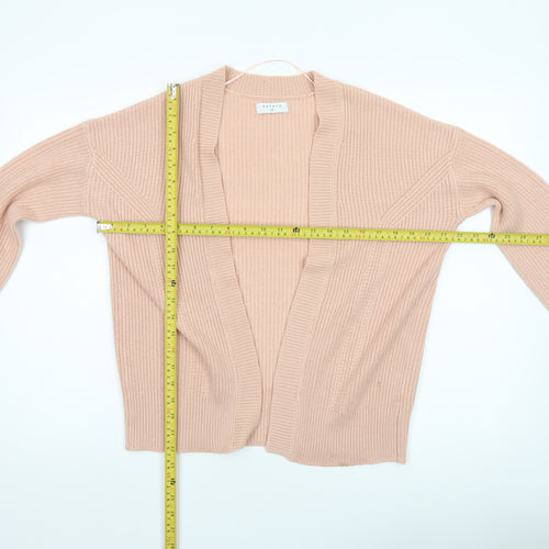 Papaya Women’s Beige Knit Cardigan Size M Long Sleeve Acrylic