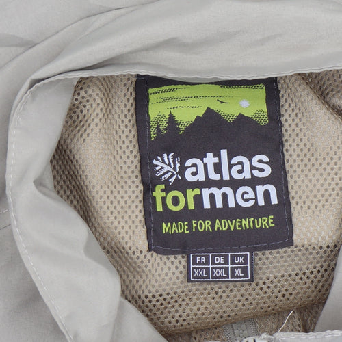 Atlas For Men Beige XL Men's Outdoor Bodywarmer Waistcoat