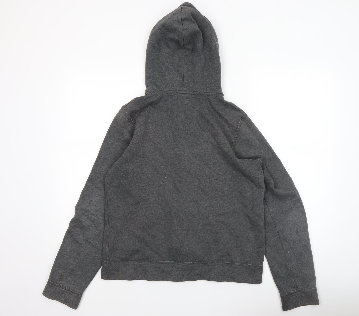 Abercrombie Kids Boys Grey Full Zip Hoodie XL Cotton Blend