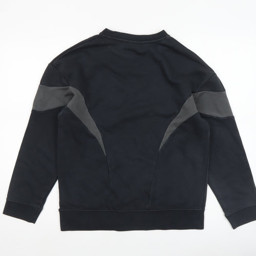 Nike Boys Black Air Logo Pullover Sweatshirt Size 146cm