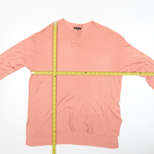 Encuentro Women’s Pink Knit Pullover Jumper Size S