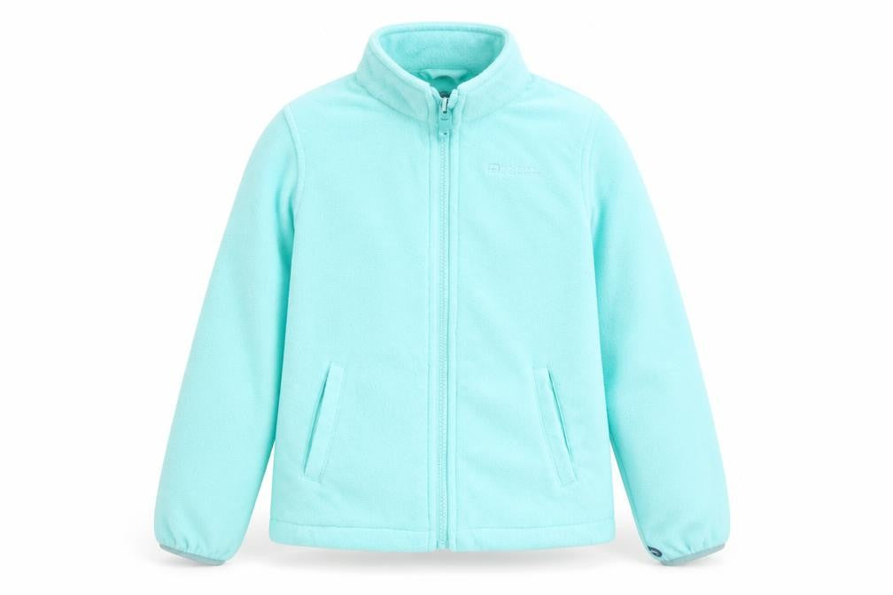 Mountain Warehouse Girls Blue Fleece Full Zip Jacket 9-10 Years Lightweight