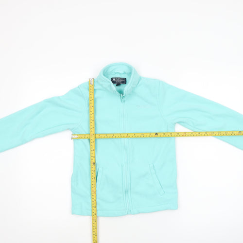 Mountain Warehouse Girls Blue Fleece Full Zip Jacket 9-10 Years Lightweight