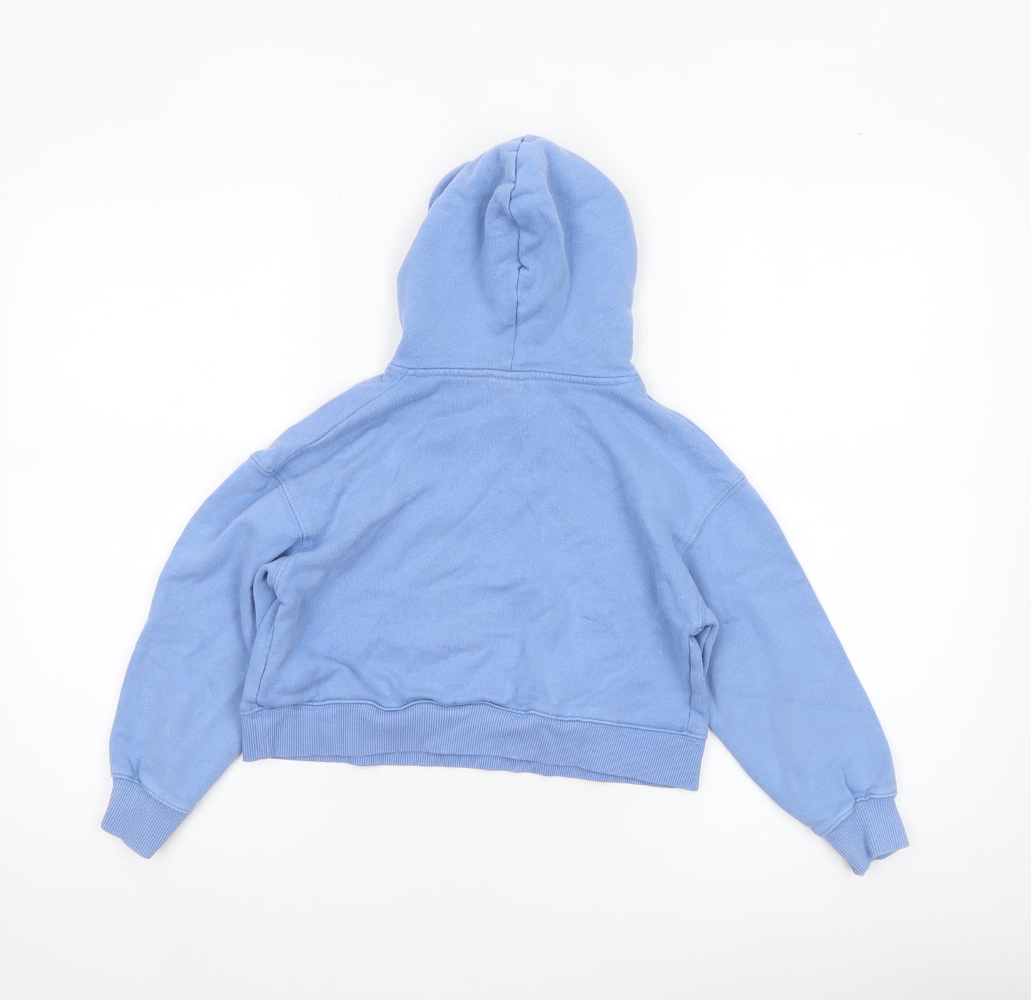 ZARA Girls Blue California Graphic Pullover Hoodie 2-3 Years
