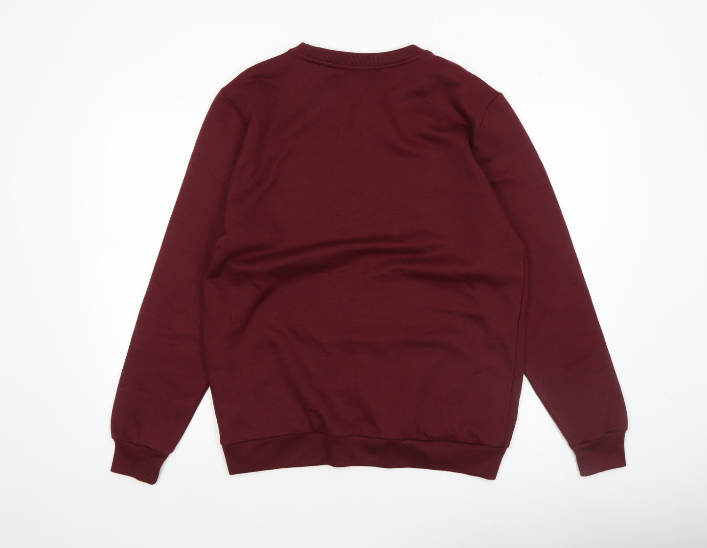 Alphar One Men's Brown Athletic Graphic Sweatshirt L Crew Neck