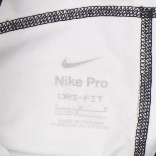 Nike Pro Girls Black Dri-FIT Ankle Sports Leggings Size 12 Years