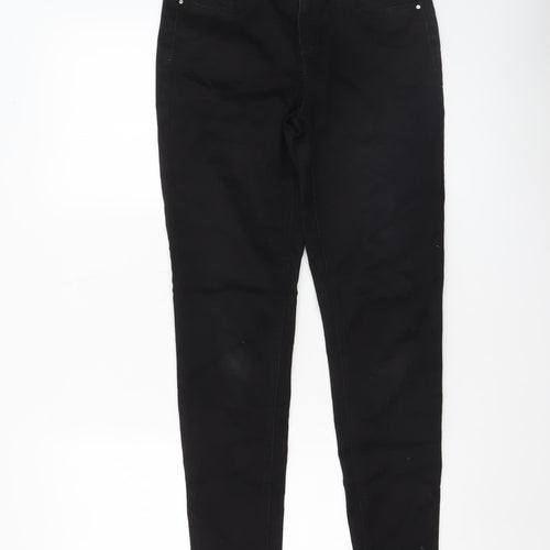 Dunnes Stores Women's Black Skinny Jeans Size 10 Slim Fit Denim