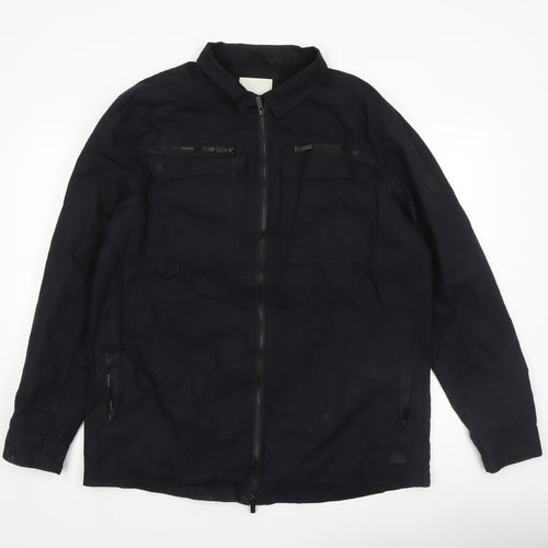 Firetrap Women's Black 2XL Military Style Zip Jacket