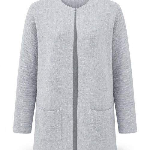 Modern Rarity Women’s Grey Long Cardigan S Wool Blend