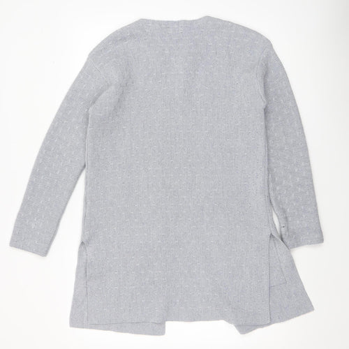 Modern Rarity Women’s Grey Long Cardigan S Wool Blend