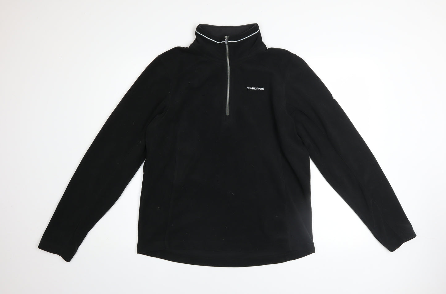 Craghoppers Men's Black Fleece 1/2 Zip Pullover Sweatshirt Size S