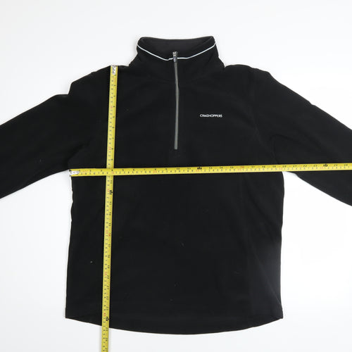 Craghoppers Men's Black Fleece 1/2 Zip Pullover Sweatshirt Size S