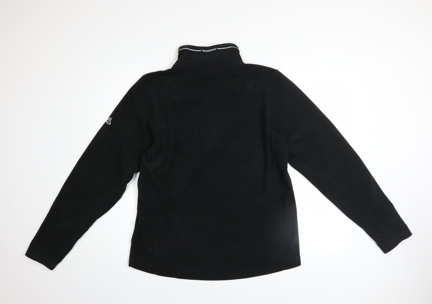 Craghoppers Men's Black Fleece 1/2 Zip Pullover Sweatshirt Size S