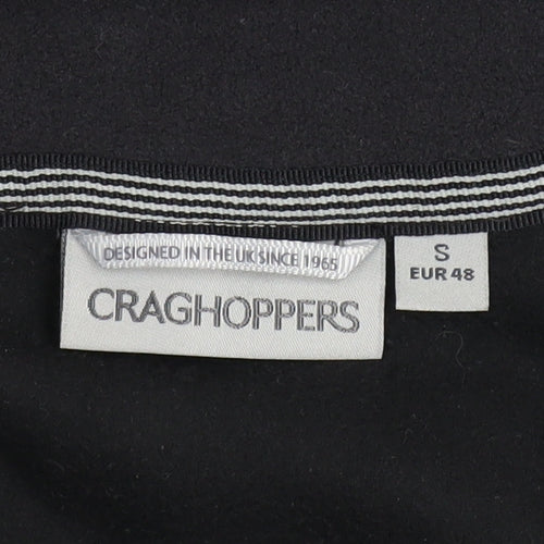 Craghoppers Men's Black Fleece 1/2 Zip Pullover Sweatshirt Size S
