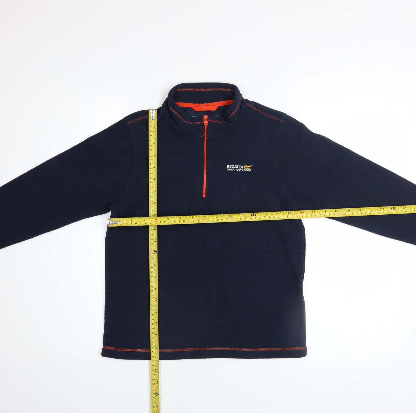 Regatta Boys Blue Fleece 1/4 Zip Pullover Sweatshirt 11-12 Years