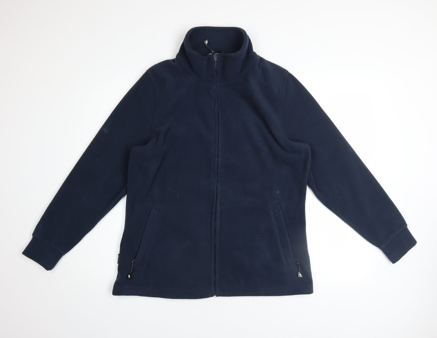Trespass Women Blue Fleece Full Zip Jacket Size 12 Outdoor Warm