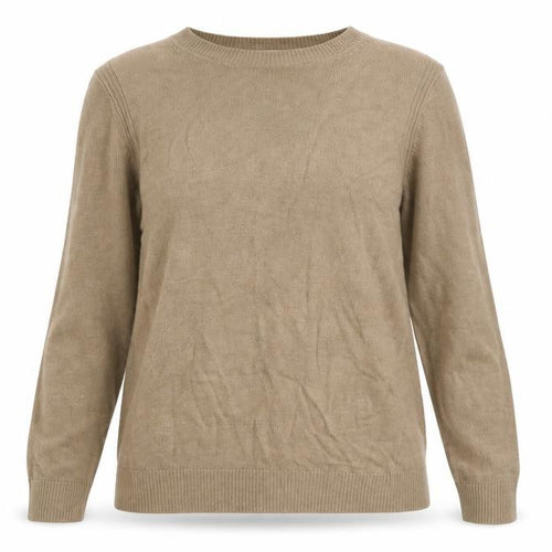 Marks and Spencer Women’s Beige Crew Neck Acrylic Jumper Size 14