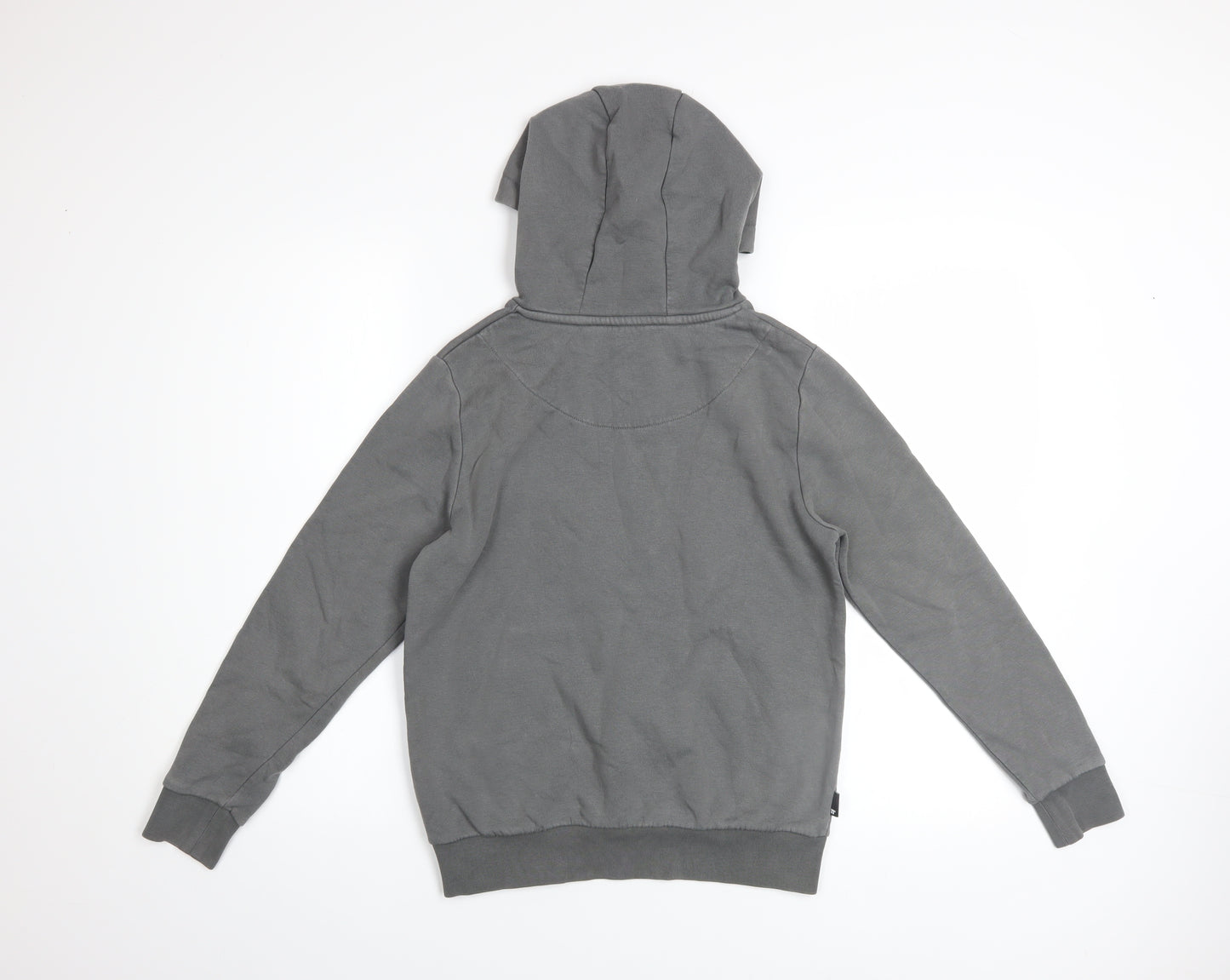 11 Degrees Boys Grey Pullover Hoodie 10-12 Years Cotton Blend Casual